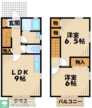 サンガーデンAKIBADAI C棟の物件間取画像